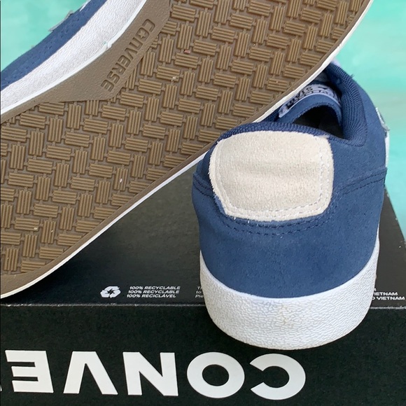 CONVERSE NET STAR CLASSIC OX NAVY/WHITE/WHITE MEN’ - Picture 11 of 16